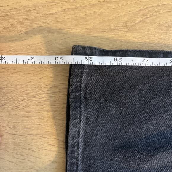 $128 NWT Madewell 90s Straight Leg Jeans Women's Size 26 Black Wash Denim NM186 - Picture 5 of 8